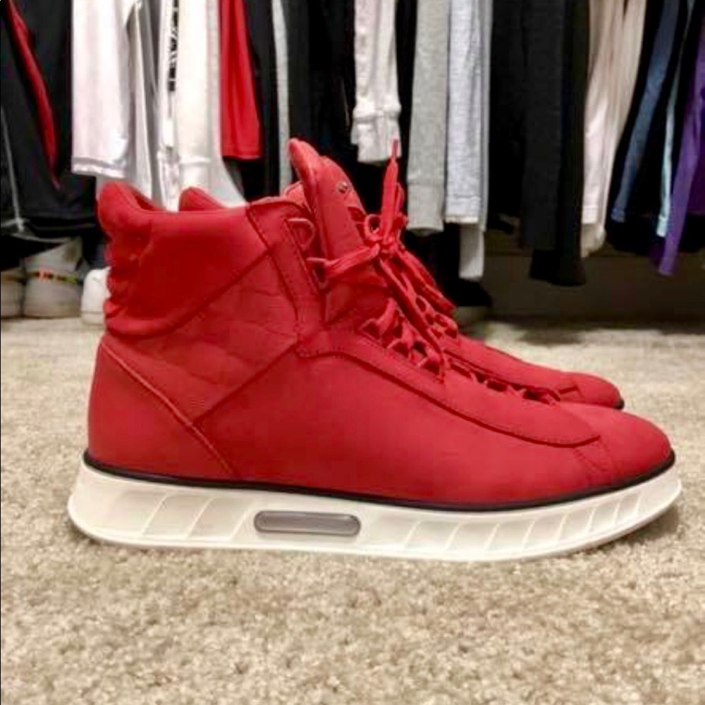 Limited Edition Red Louis Vuitton High Tops